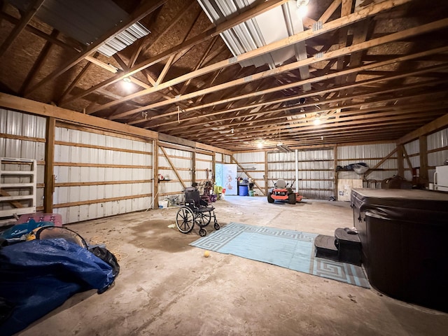 10677 Mason Dr, Grant, MI 49327 - view of garage