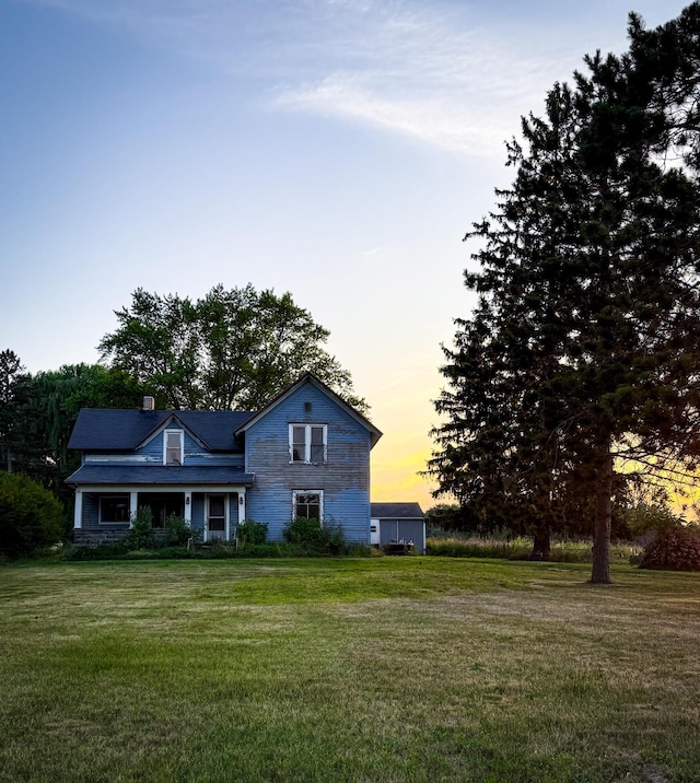 10677 Mason Dr, Grant, MI 49327 - traditional home with a front yard