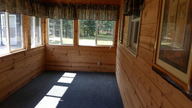 9279 S Forman Rd, Baldwin, MI 49304 - view of unfurnished sunroom