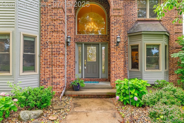11656 Kings Colony, Grand Blanc, MI 48439 - property entrance featuring brick siding