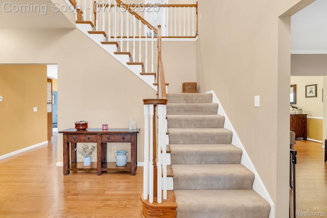 11656 Kings Colony, Grand Blanc, MI 48439 - stairway featuring wood finished floors and baseboards