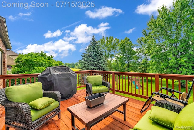 11656 Kings Colony, Grand Blanc, MI 48439 - deck with area for grilling