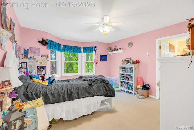 11656 Kings Colony, Grand Blanc, MI 48439 - carpeted bedroom with a ceiling fan and baseboards