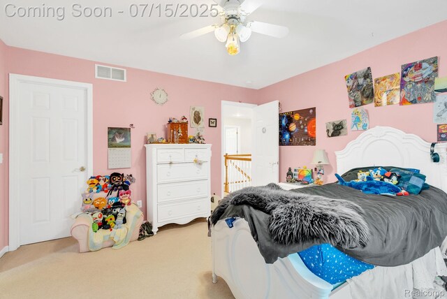 11656 Kings Colony, Grand Blanc, MI 48439 - bedroom with carpet flooring and a ceiling fan