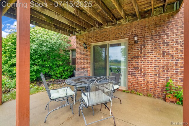 11656 Kings Colony, Grand Blanc, MI 48439 - view of patio featuring outdoor dining area