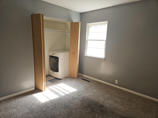 3521 Henderson Rd, Spring Arbor, MI 49283 - washroom with washer / clothes dryer and carpet floors
