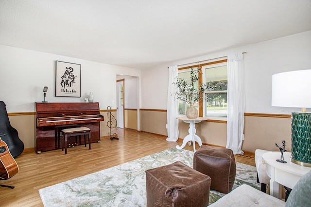 275 W State St, Coldwater, MI 49036 - living area with wood finished floors