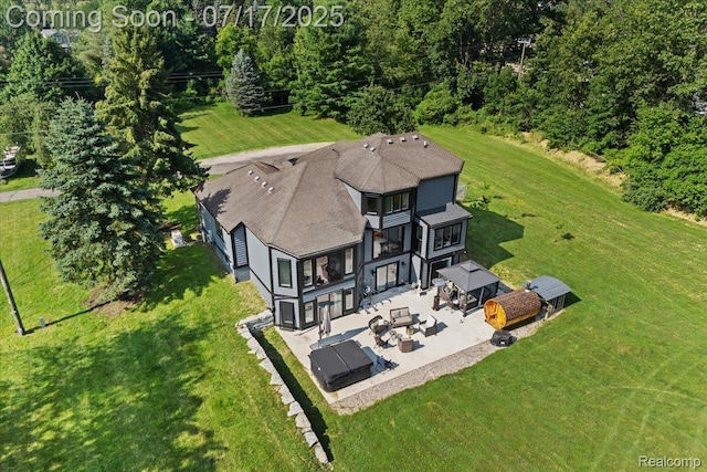 61353 W 8 Mile Rd, South Lyon, MI 48178 - aerial view of property and surrounding area