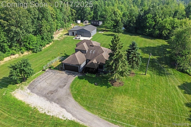 61353 W 8 Mile Rd, South Lyon, MI 48178 - aerial view of property and surrounding area