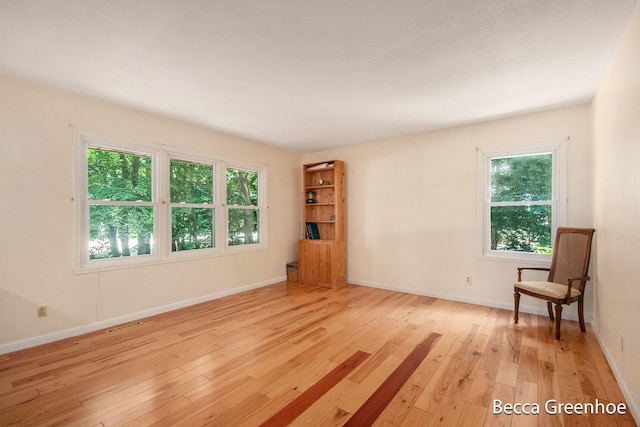 14180 168th Ave, Grand Haven, MI 49417 - spare room featuring light wood-type flooring and baseboards