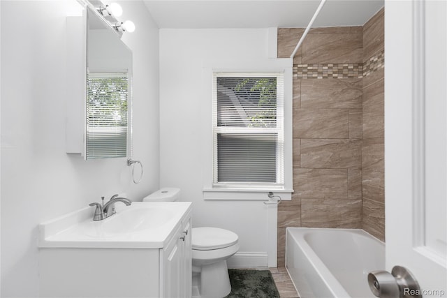 3921 Three Mile Dr, Detroit, MI 48224 - bathroom with toilet and vanity
