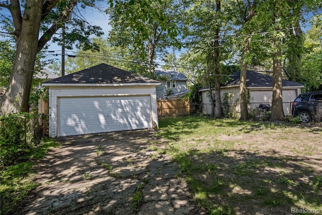 3921 Three Mile Dr, Detroit, MI 48224 - view of detached garage