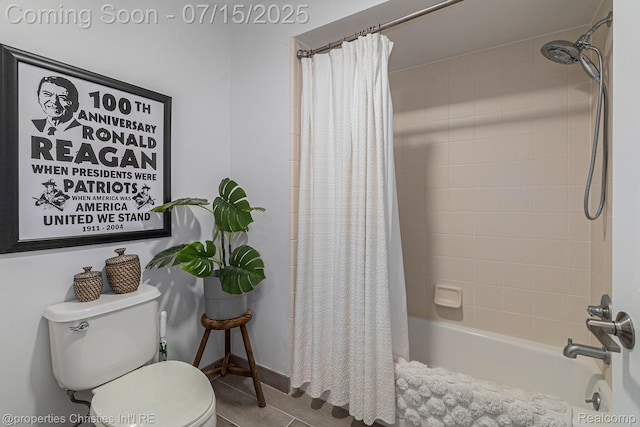 23331 Sawgrass Ct S, South Lyon, MI 48178 - full bath featuring shower / tub combo and tile patterned flooring