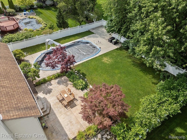 415 Evaline Dr, Troy, MI 48085 - drone / aerial view