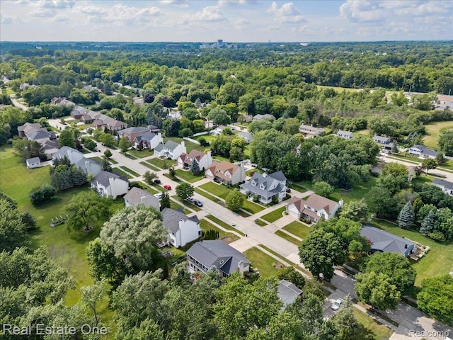 415 Evaline Dr, Troy, MI 48085 - aerial view of residential area