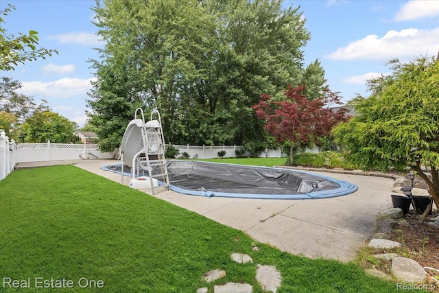 415 Evaline Dr, Troy, MI 48085 - view of swimming pool featuring a fenced backyard