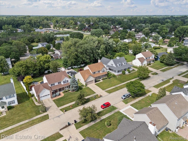 415 Evaline Dr, Troy, MI 48085 - aerial perspective of suburban area