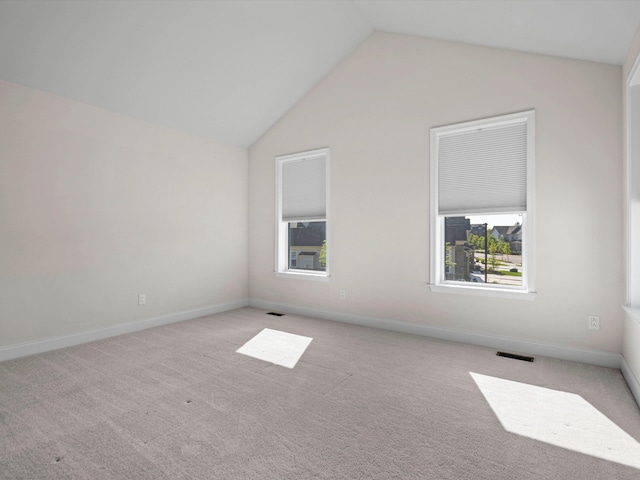 3064 N Spurway Dr, Ann Arbor, MI 48105 - unfurnished room featuring lofted ceiling and carpet flooring