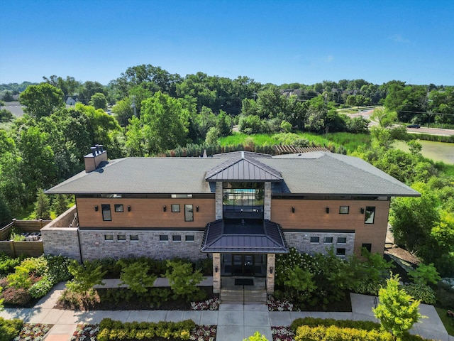 3064 N Spurway Dr, Ann Arbor, MI 48105 - view from above of property