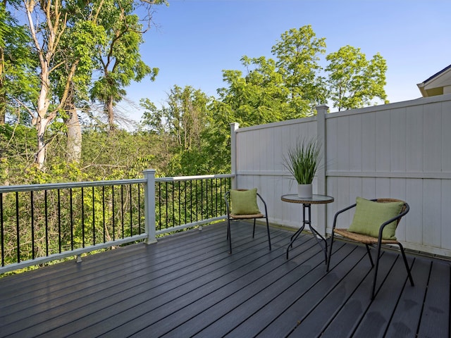 3064 N Spurway Dr, Ann Arbor, MI 48105 - view of wooden deck