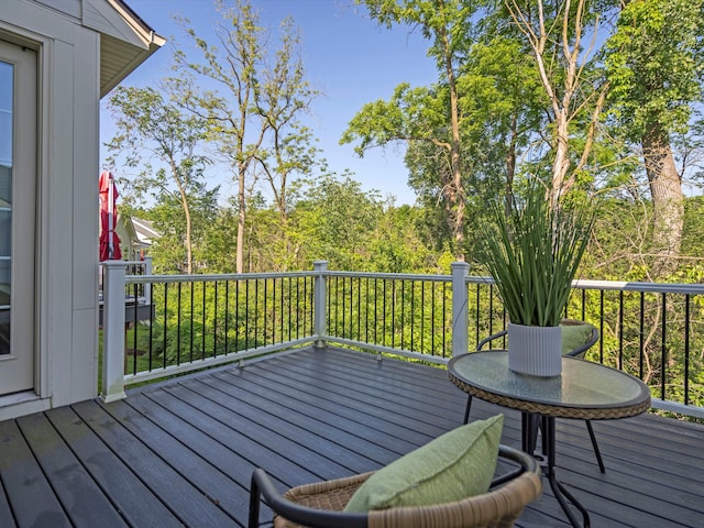 3064 N Spurway Dr, Ann Arbor, MI 48105 - view of wooden terrace