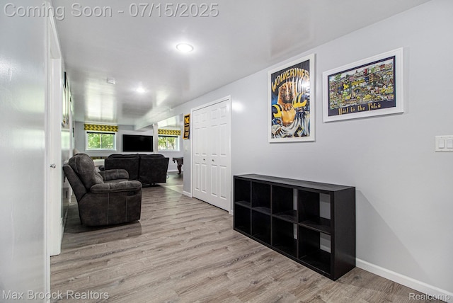 761 Stoney Dr, South Lyon, MI 48178 - living room with wood finished floors and baseboards