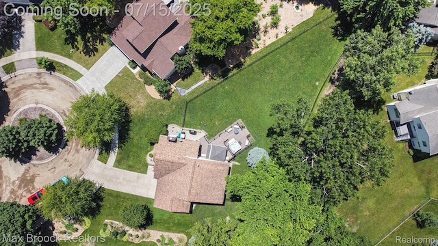 761 Stoney Dr, South Lyon, MI 48178 - aerial view of property and surrounding area