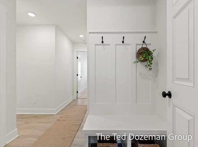 3171 Timberpine Ave, Holland, MI 49424 - mudroom with light wood-style flooring and recessed lighting