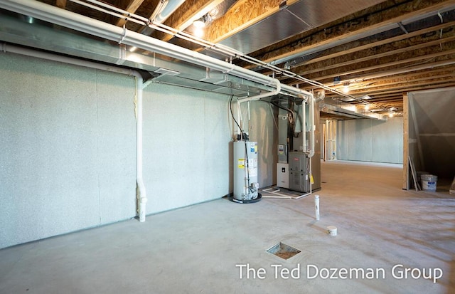 3171 Timberpine Ave, Holland, MI 49424 - unfinished basement with heating unit and gas water heater