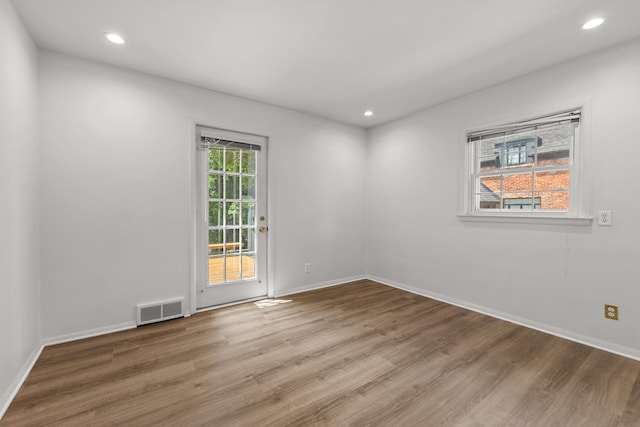 1618 Birmingham Blvd, Birmingham, MI 48009 - empty room featuring wood finished floors and recessed lighting