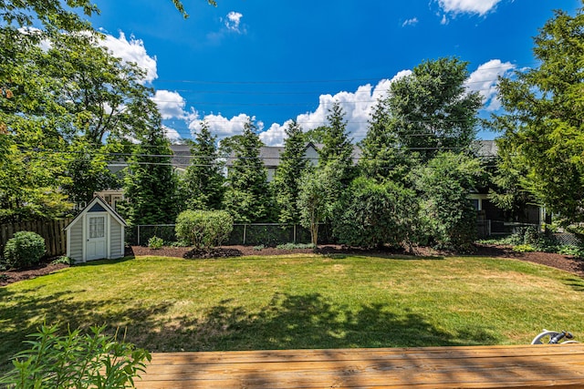 1618 Birmingham Blvd, Birmingham, MI 48009 - fenced backyard with a shed and a deck
