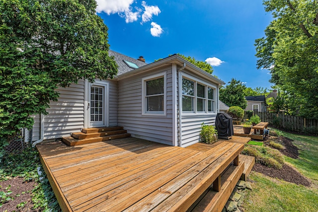 1618 Birmingham Blvd, Birmingham, MI 48009 - wooden deck featuring grilling area