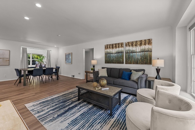 1618 Birmingham Blvd, Birmingham, MI 48009 - living area featuring recessed lighting and wood finished floors