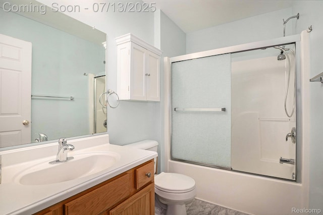 7031 Iris Ct Unit 3, Grand Blanc, MI 48439 - bathroom with vanity and combined bath / shower with glass door