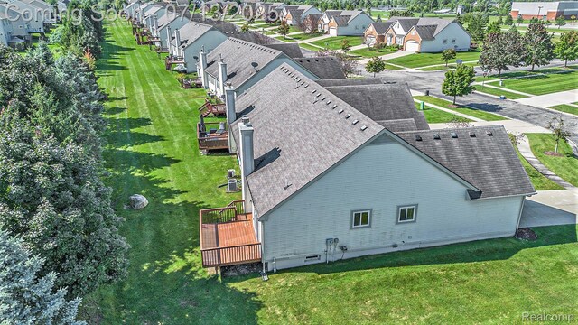 7031 Iris Ct Unit 3, Grand Blanc, MI 48439 - aerial perspective of suburban area