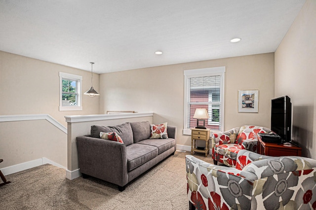 330 Rachaels Way, Spring Lake, MI 49456 - living room with light carpet and recessed lighting
