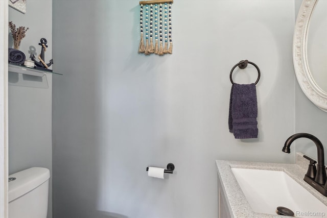 3439 N Mill Rd, Dryden, MI 48428 - half bath with toilet and vanity