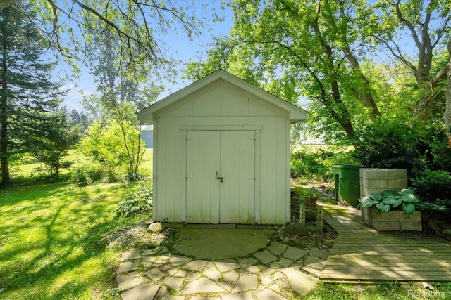 3439 N Mill Rd, Dryden, MI 48428 - view of shed