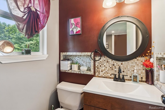 3439 N Mill Rd, Dryden, MI 48428 - bathroom with backsplash and vanity