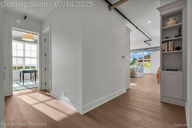 2051 Villa Rd Unit 302, Birmingham, MI 48009 - hallway featuring wood finished floors and recessed lighting