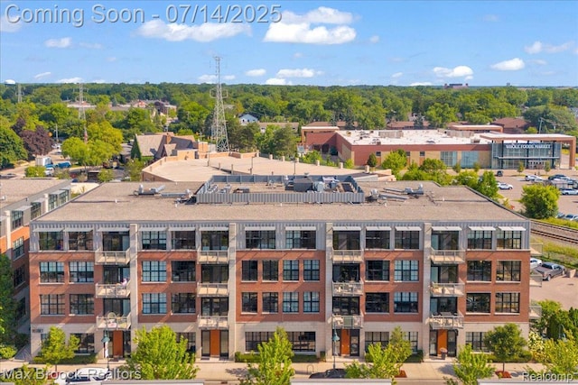 2051 Villa Rd Unit 302, Birmingham, MI 48009 - aerial view of apartment complex / building