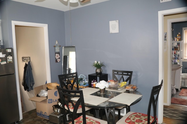 1122 Aberdeen St NE, Grand Rapids, MI 49505 - dining room with ceiling fan