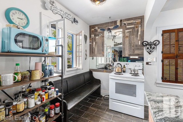 35451 John St, Wayne, MI 48184 - kitchen with white electric range