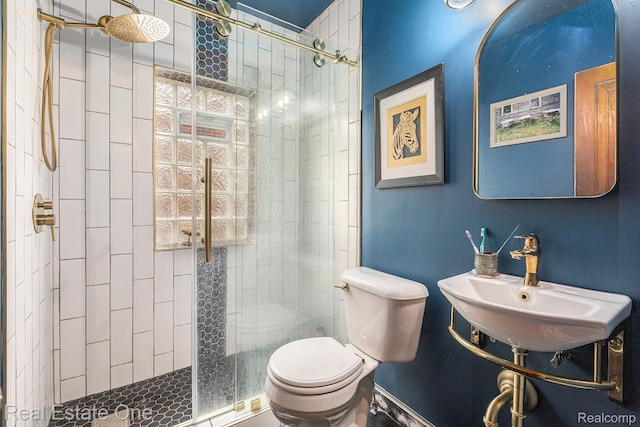 35451 John St, Wayne, MI 48184 - full bathroom featuring toilet and a stall shower