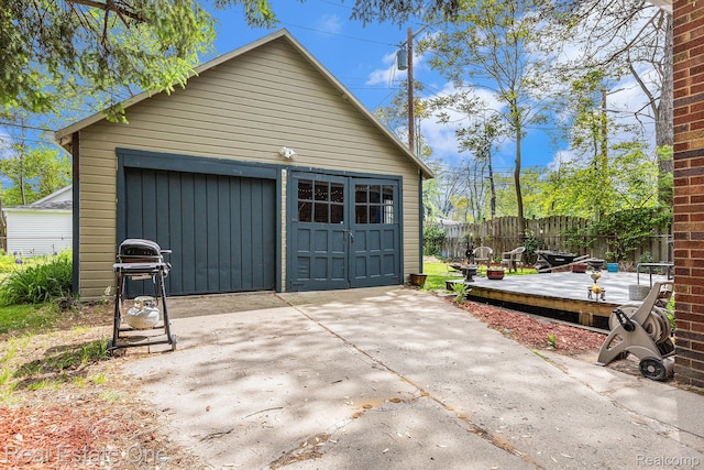 35451 John St, Wayne, MI 48184 - view of detached garage