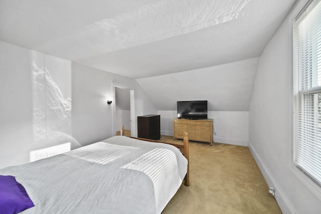 350 N Horton St, Jackson, MI 49202 - bedroom with light colored carpet and lofted ceiling