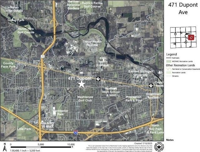 471 Dupont Ave, Ypsilanti, MI 48197 - map / location