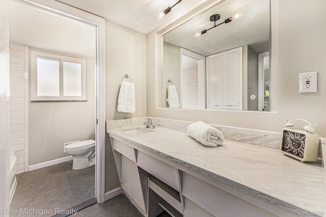 23306 Greencrest St, Saint Clair Shores, MI 48080 - full bath featuring toilet and vanity