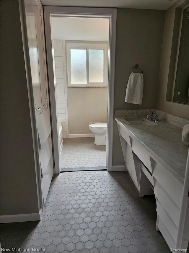 23306 Greencrest St, Saint Clair Shores, MI 48080 - bathroom with toilet and vanity