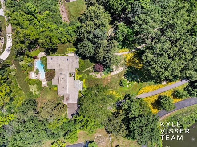 130 Robinwood Ave SE, Grand Rapids, MI 49506 - drone / aerial view of a pool